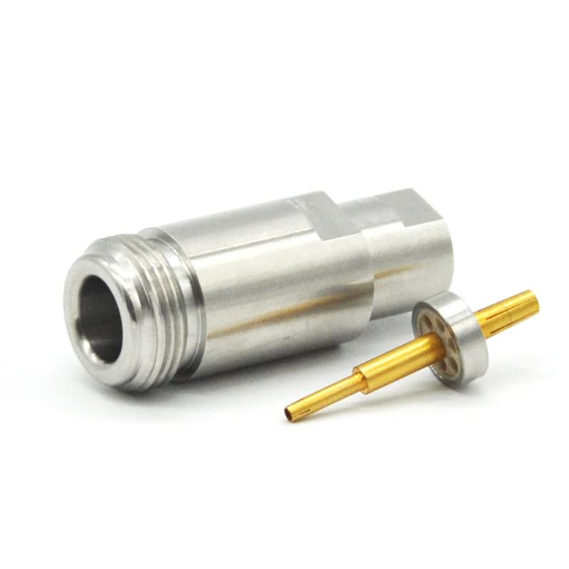 What are the most common used materials for a RF connector?