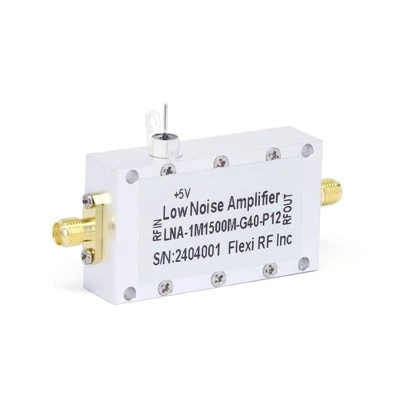 What is the frequency response of an RF amplifier?